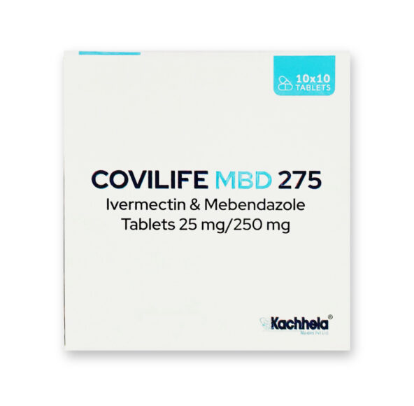 Ivermectin 25Mg & Mebendazole 250Mg  (Covilife MBD 275)