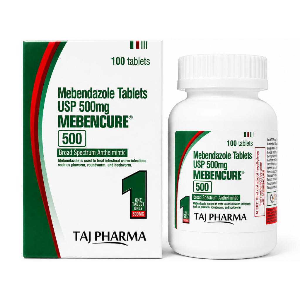 Mebencure 500mg (Mebendazole 500mg) - Image 2