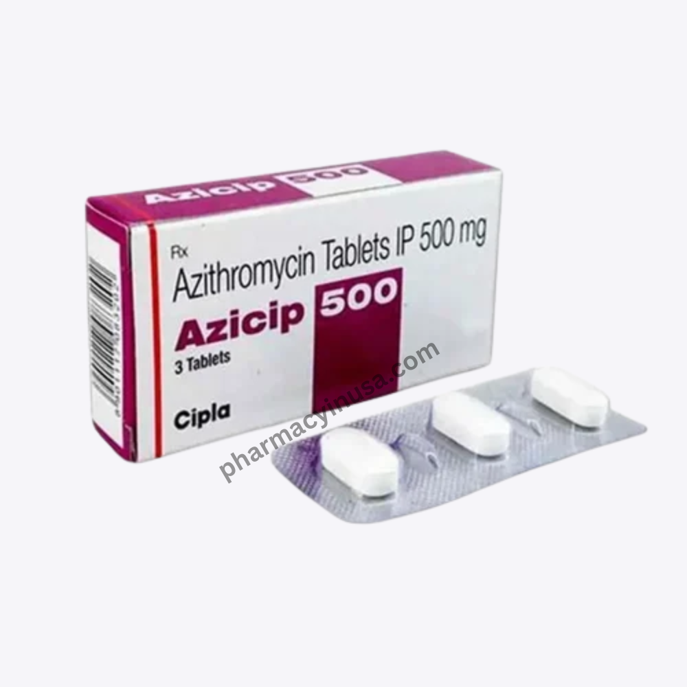 Azithromycin 500mg (Azicip) - 180 Pills